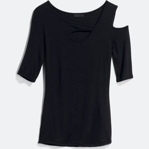 Goldray Garima Asymmetric Cold Shoulder Top